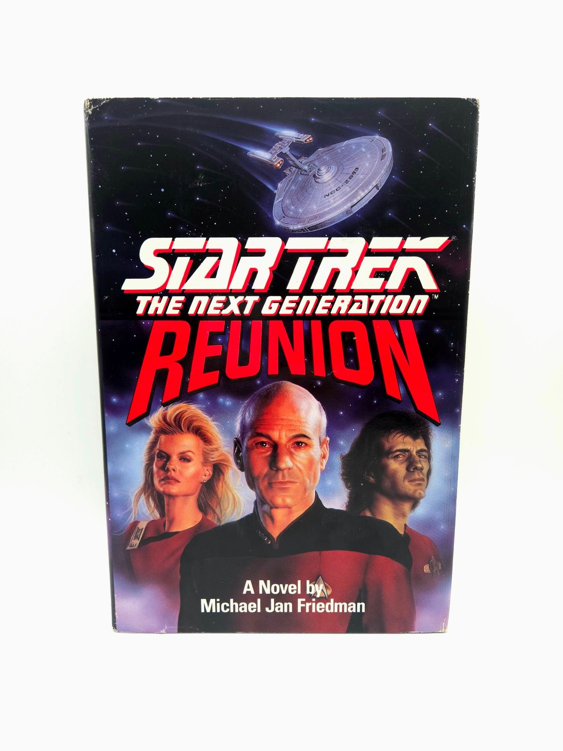 Star Trek The Next Generation: Reunion by Michael Jan Friedman - 1991 Hardcover book with dust jacket (ENGLISH)