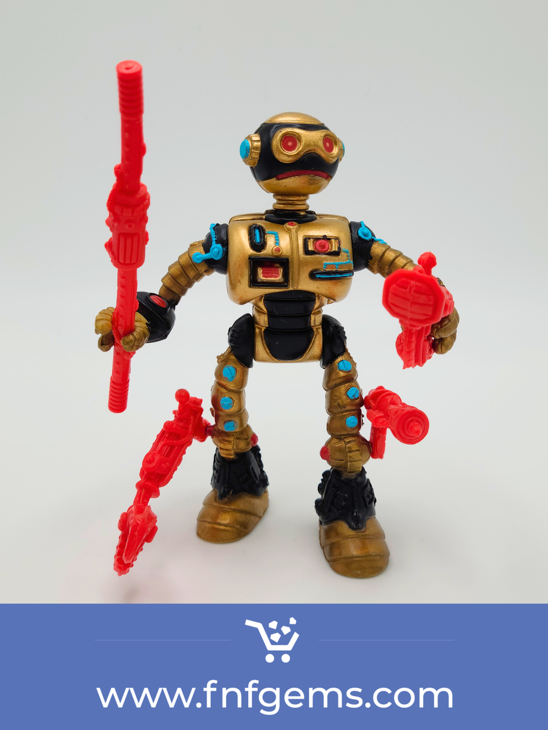 1990 Fugitoid Complete - Teenage Mutant Ninja Turtles (TMNT) Vintage Action Figure