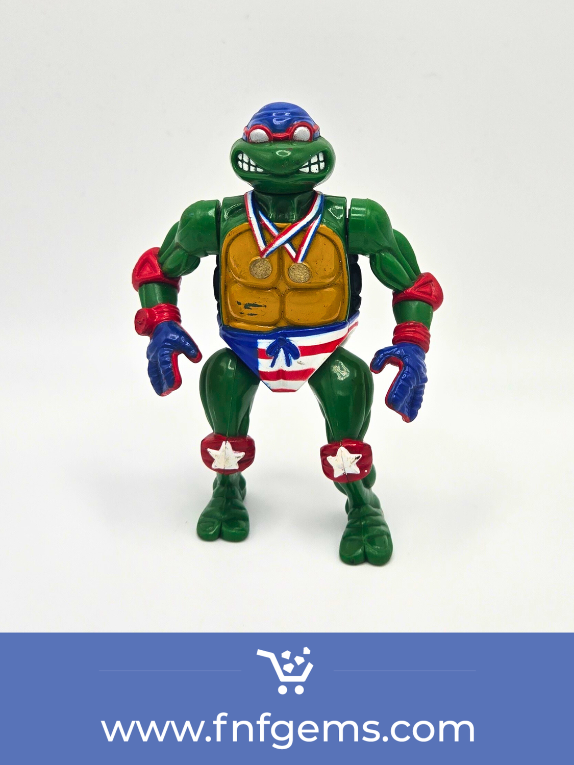 1992 Super-Swimmin&#39; Raph - Teenage Mutant Ninja Turtles (TMNT) Vintage Action Figure