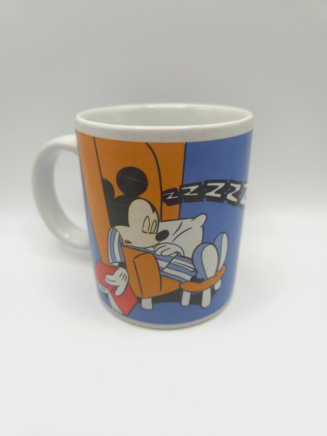 Mickey Mouse Snoozing Zzzz Mug Small 11 oz  - Danawares Montreal Disney