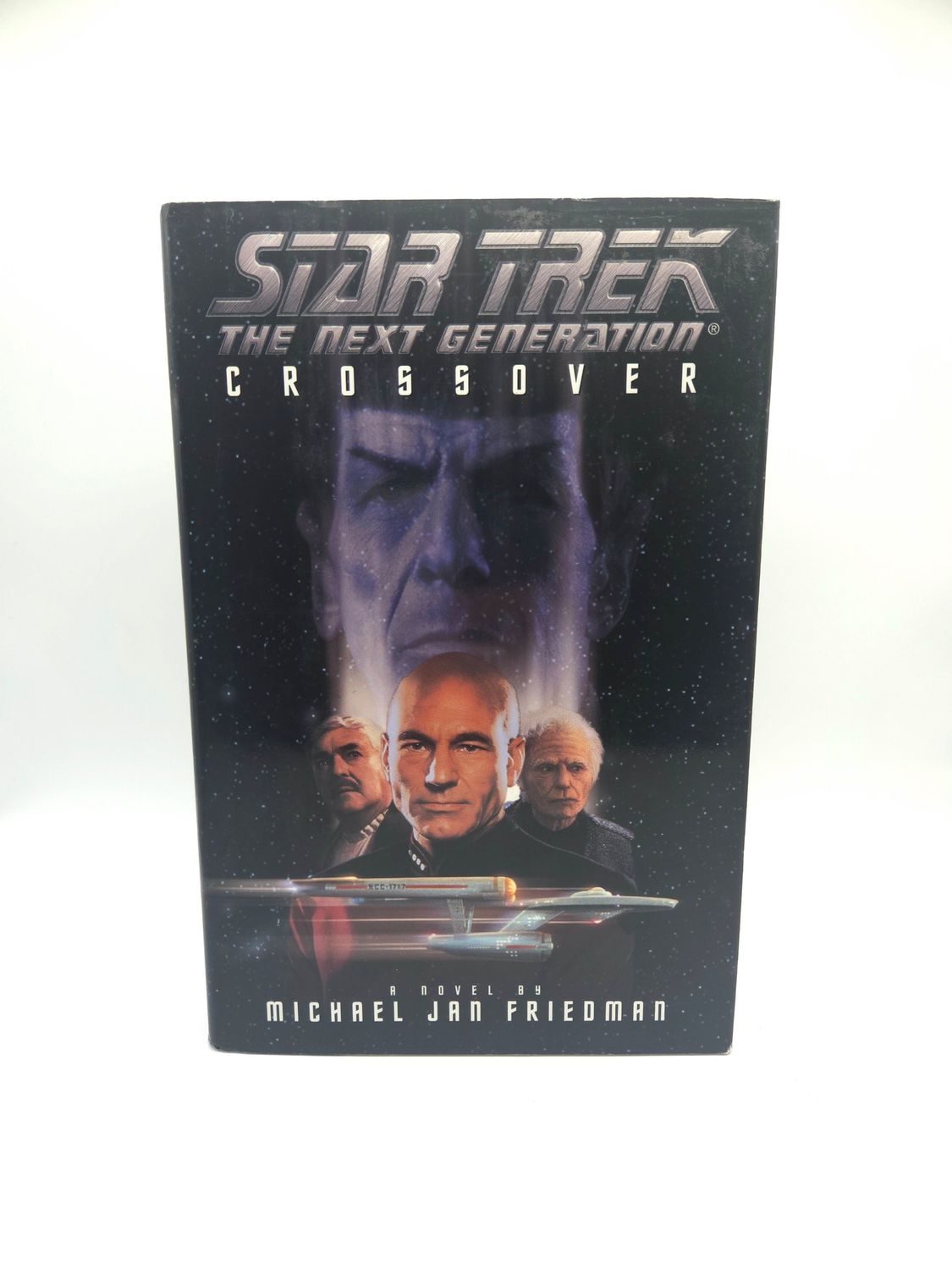 Star Trek The Next Generation: Crossover by Michael Jan Friedman - 1995 Hardcover book with Dust Jacket (ENGLISH)