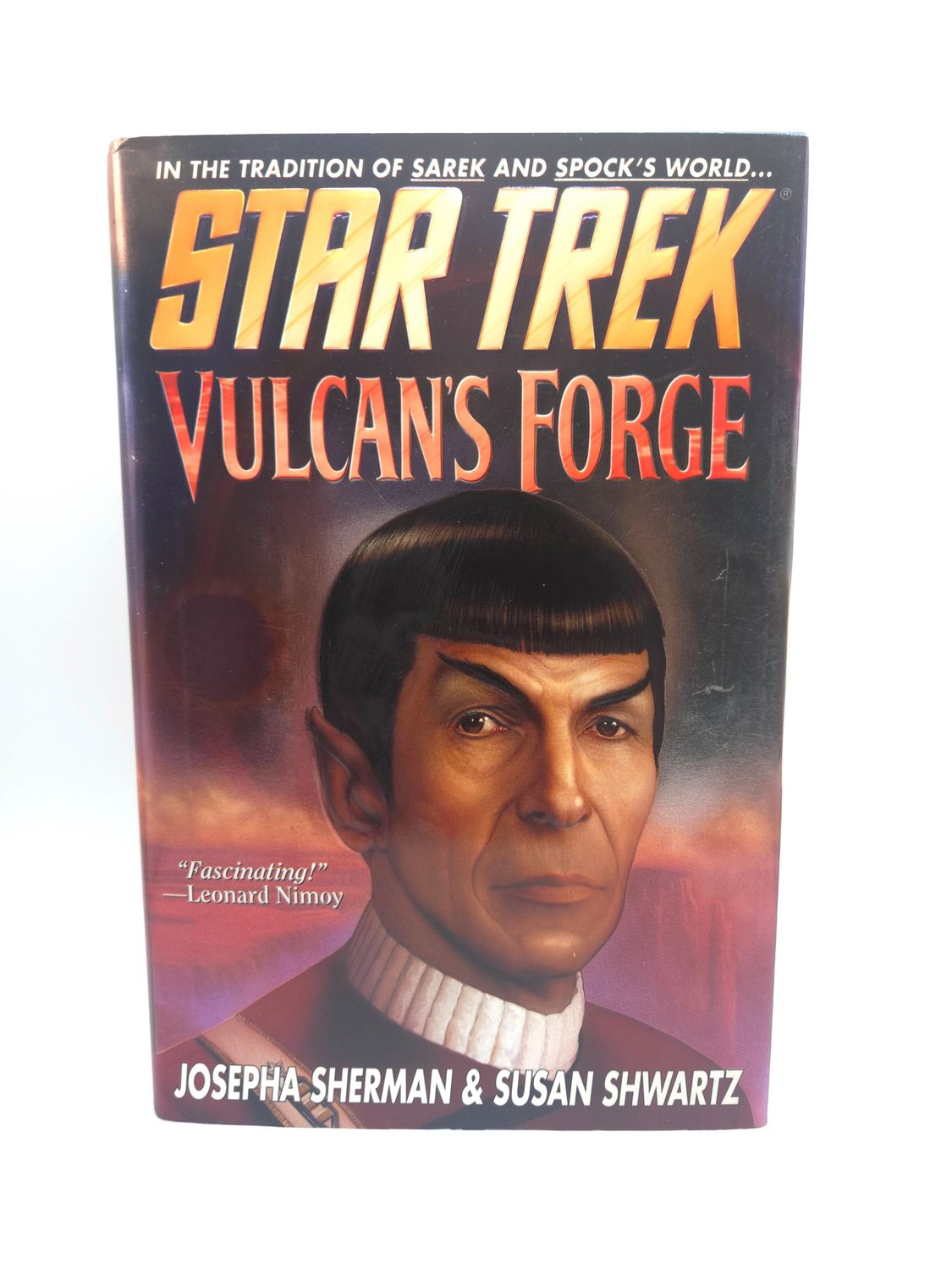 Star Trek: Vulcan&#39;s Forge by Josepha Sherman &amp; Susan Shwartz - 1997 Hardcover book with Dust Jacket (ENGLISH)