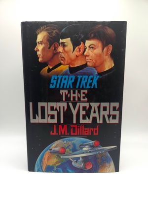 Star Trek: The Lost Years by J. M. Dillard - 1989 Hardcover book with Dust Jacket (ENGLISH)