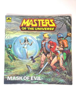 1984 Mask of Evil (11370) by Golden Book - vintage MOTU He-Man book (in English)