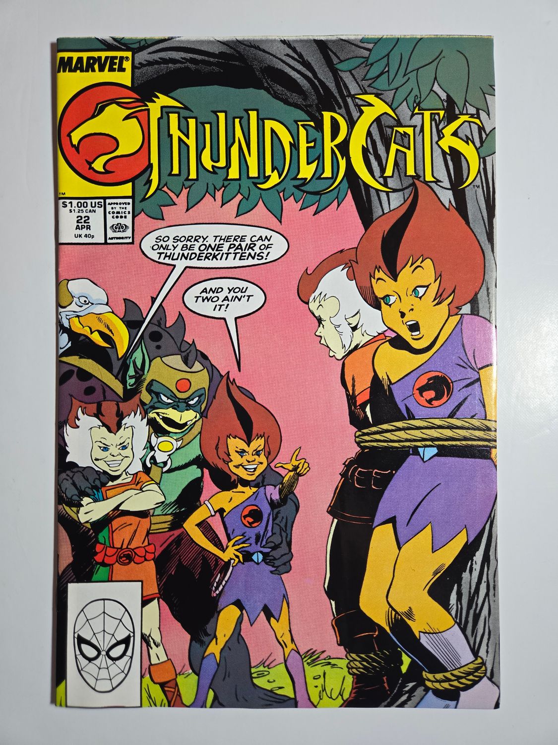 Thundercats #22 VG Marvel Comics 1988 Direct Issue (low print run)
