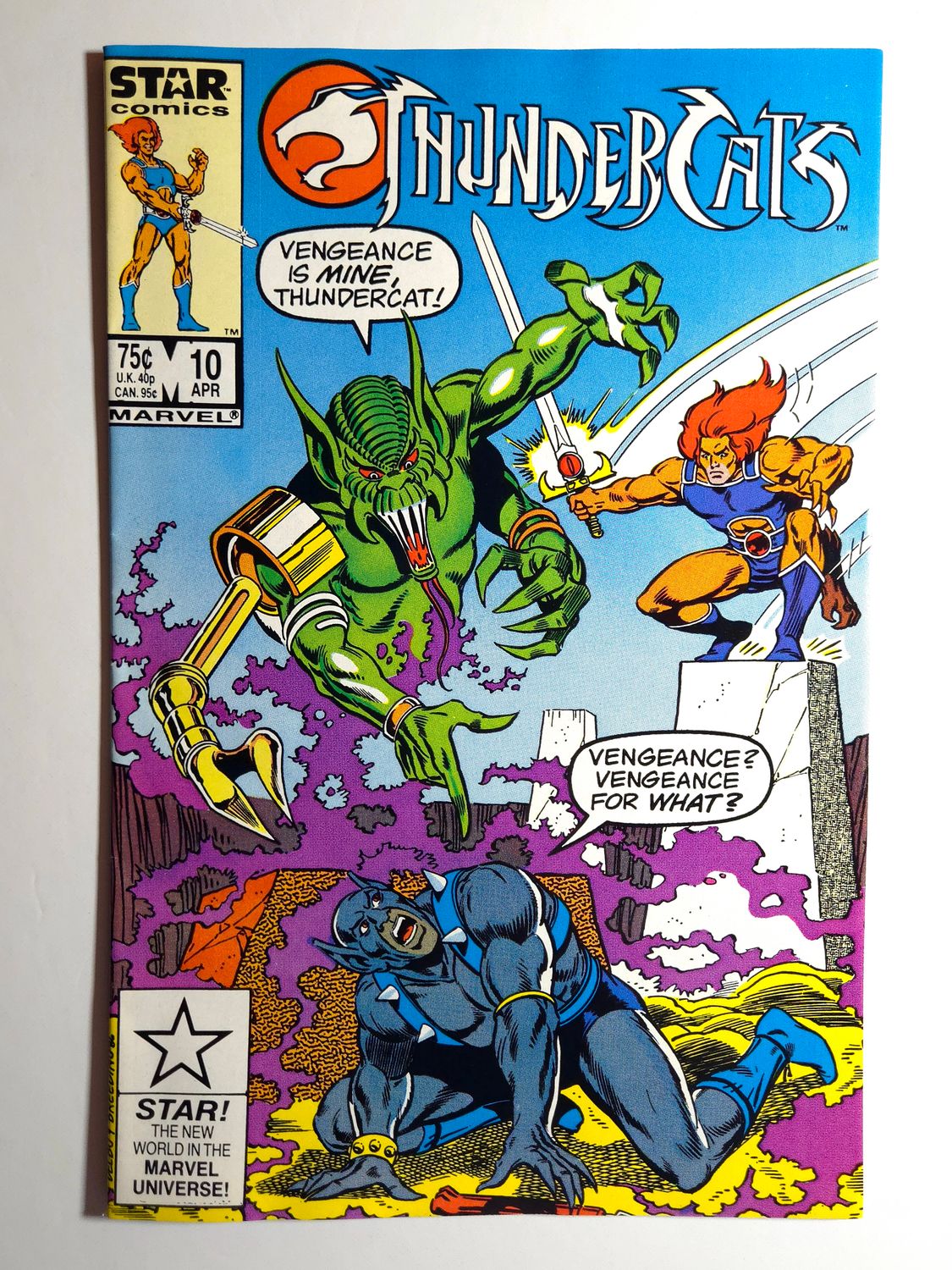 Thundercats #10 VF Marvel Star Comics Direct Issue 1987