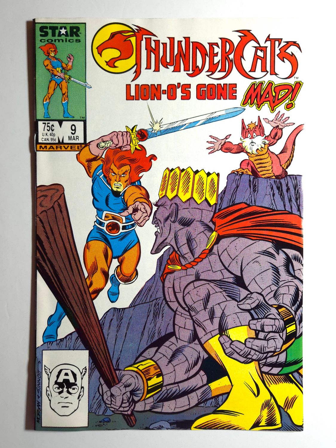 Thundercats #9 VF Marvel Star Comics Direct Issue 1987