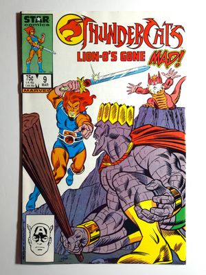 Thundercats #9 VF Marvel Star Comics Direct Issue 1987
