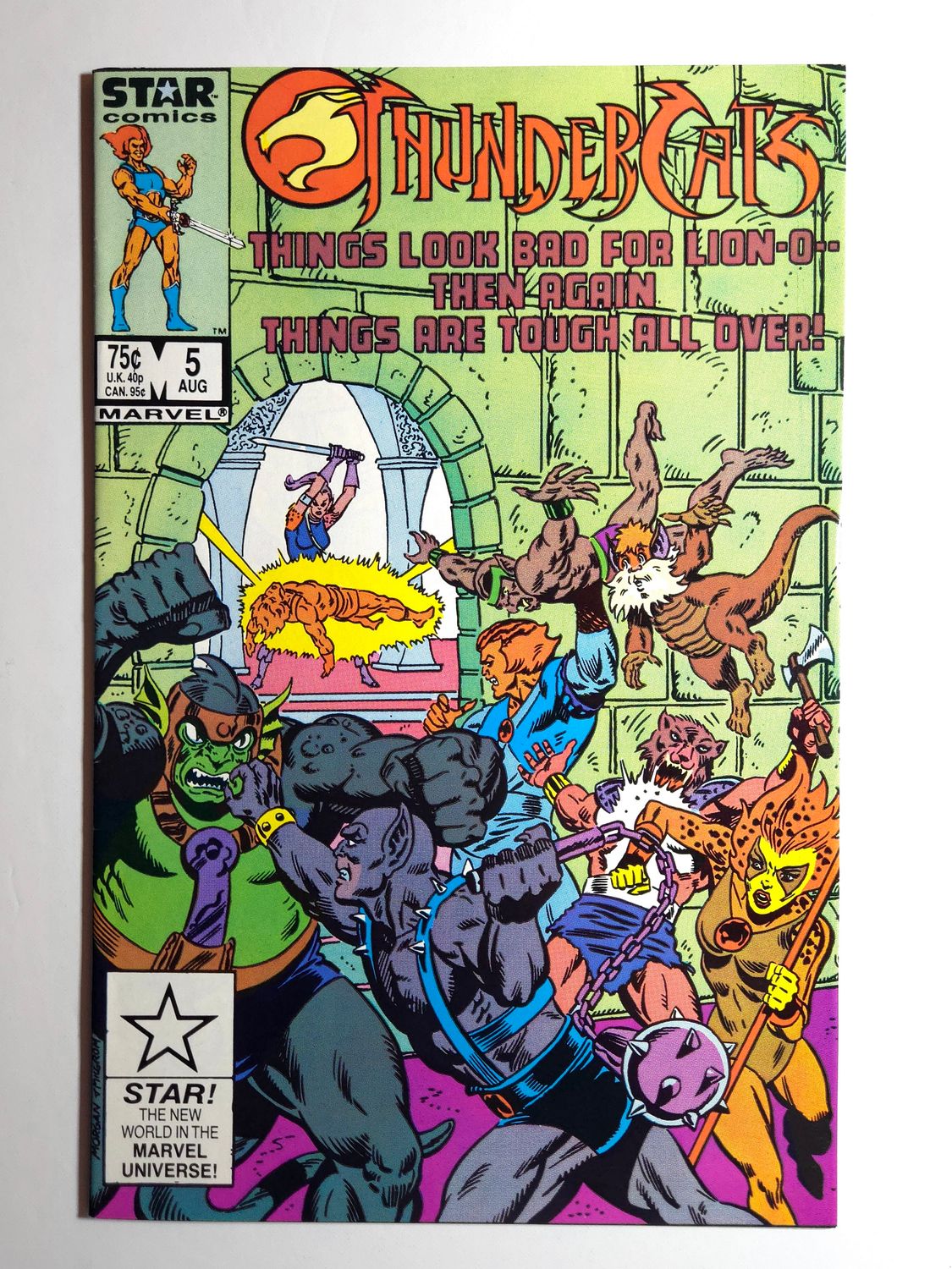 Thundercats #5 NM Marvel Star Comics Direct Issue 1986