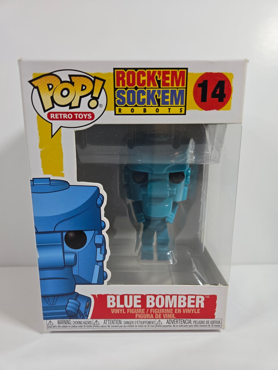 Funko Pop! Vinyl - Rock&#39;Em Sock&#39;Em 14: Blue Bomber (Robot)