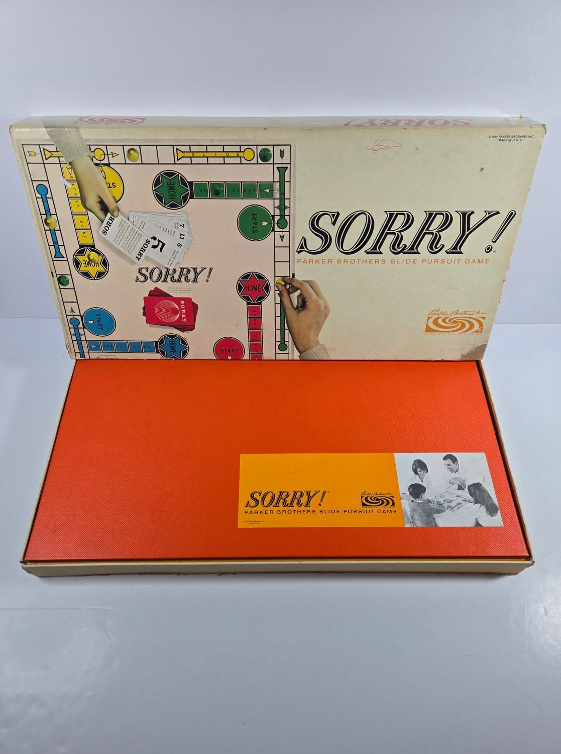 1964 SORRY! by Parker Brothers - vintage board game 100% Complete