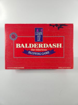 1988 Balderdash (the hilarious bluffing game) 2nd Edition - Board Game Complete