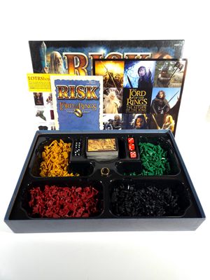 2003 RISK: The Lord of the Rings (Trilogy Edition) by Parker Brothers - vintage board game nearly complete