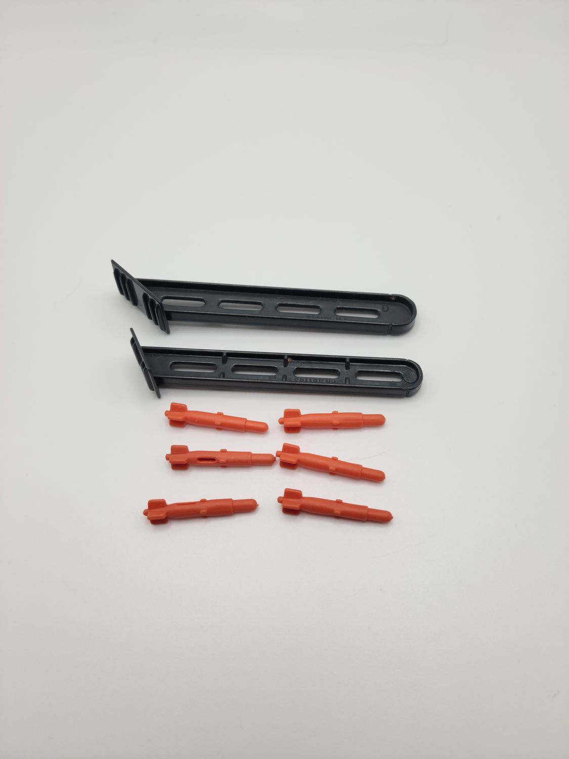 1987 S.L.A.M. (6 Barrage Thermal Night Vision Control Mini Missile + 2 Brace Feet) - G.I. Joe parts Hasbro