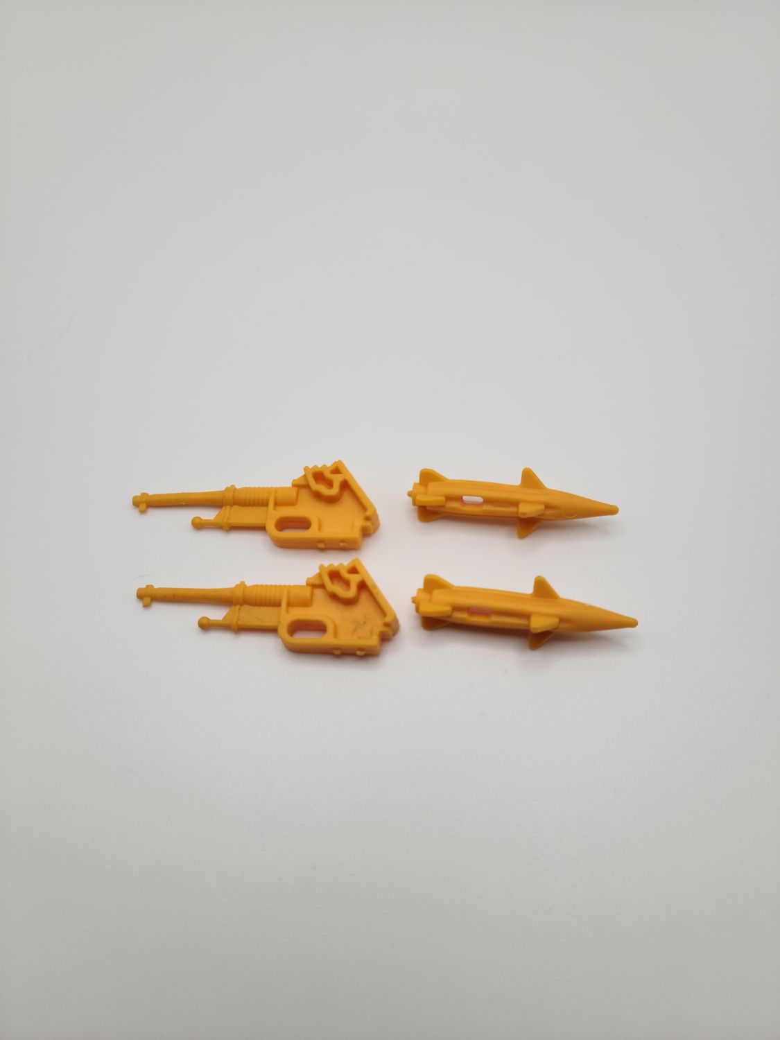 1987 AIR SKIFF Replacement parts: missiles and guns - G.I. Joe Hasbro