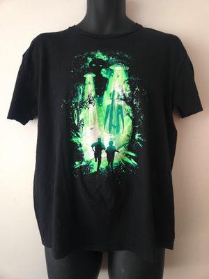The X Files Retro Black T-Shirt Men&#39;s Small Graphic Tee
