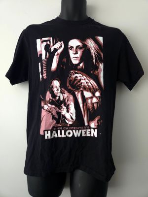 John Carpenter&#39;s Halloween Black Graphic Tee Men&#39;s Medium T-Shirt