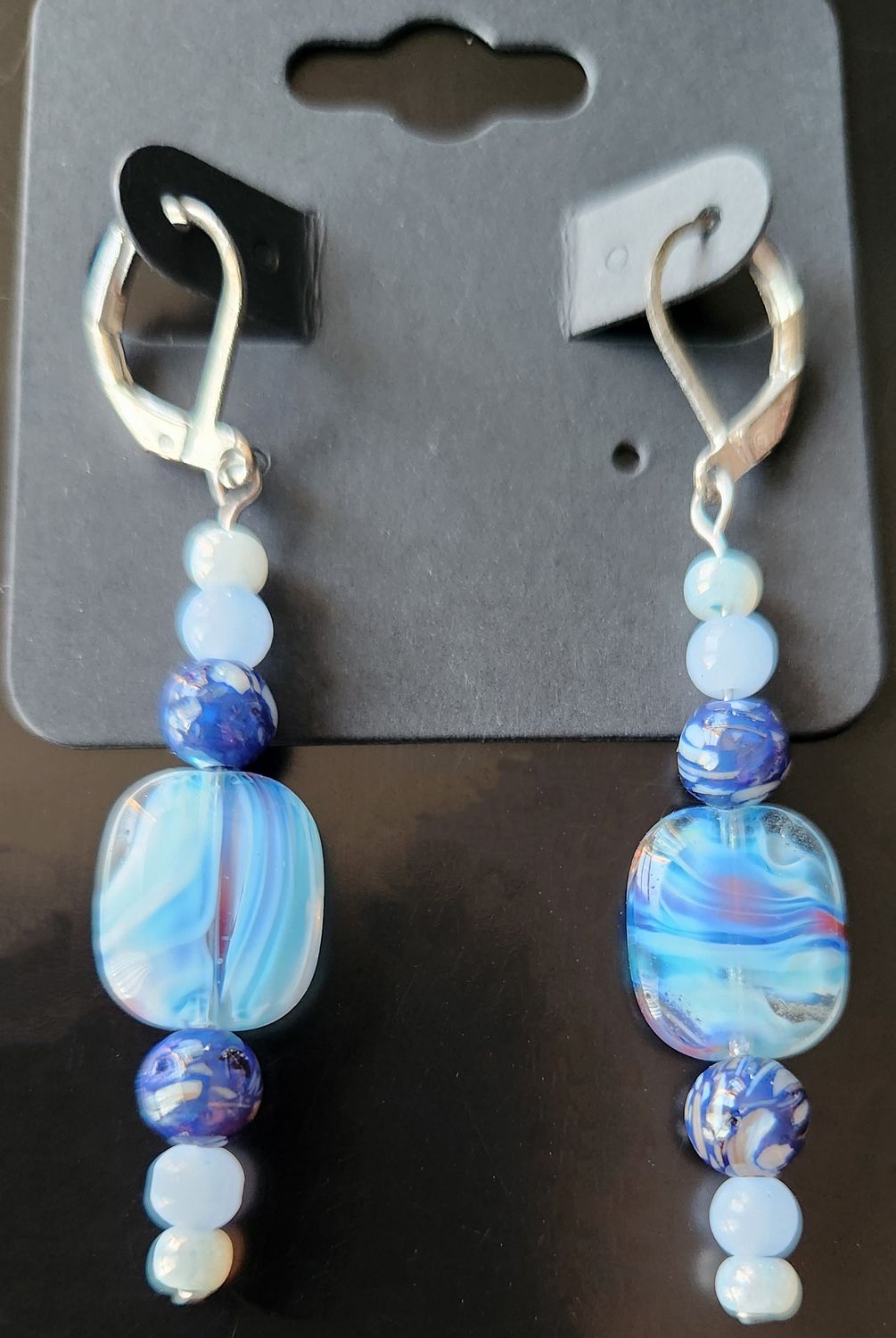 Large lampwork Earrings