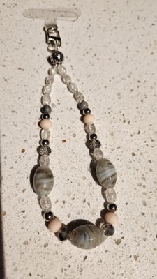 Sandy Gray Phone Trinket