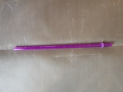 purple straw