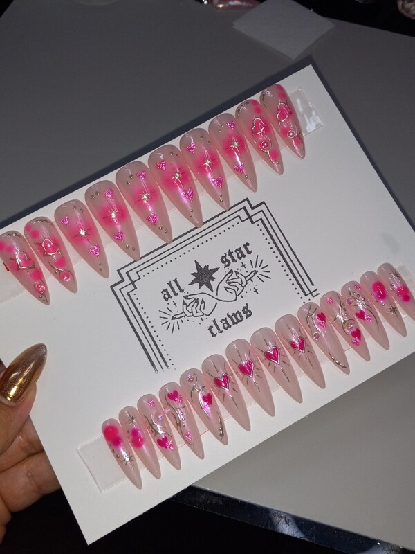 RTS Long Stiletto Pink Freestyle 