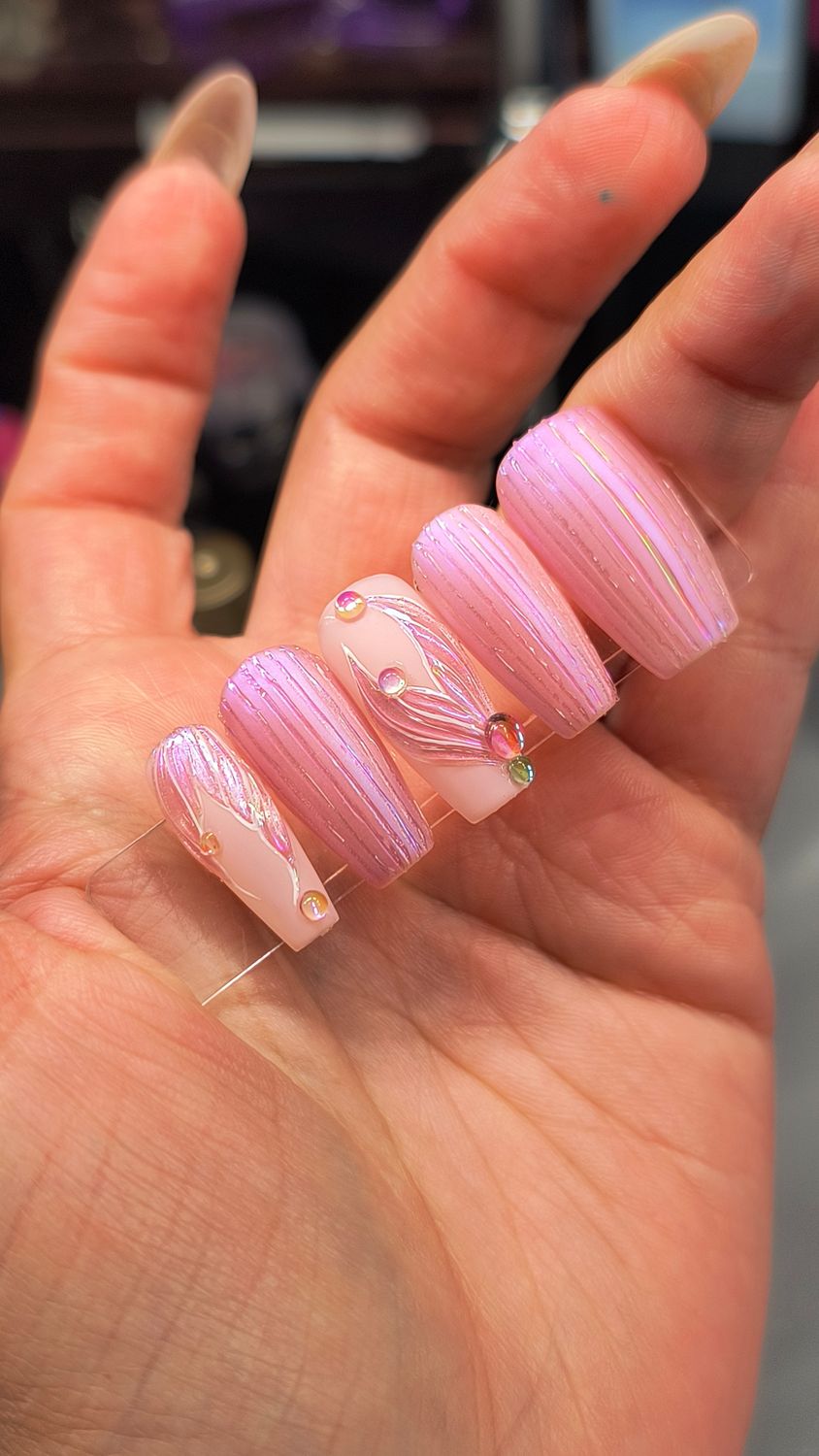 3D| Textured| Mermaid| Chrome| Cat Eye| Summer| Gel Press ons