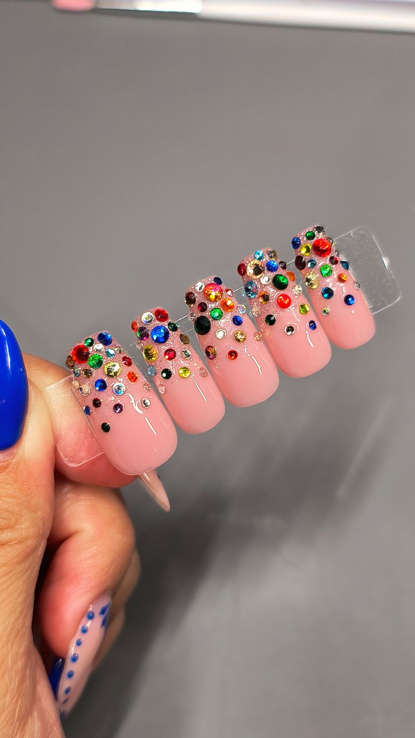 Mixed| Rhinestones| Ombre| Disco Gel| Gel Press ons