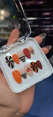 Fun| Festive| Fall| Gel Press ons