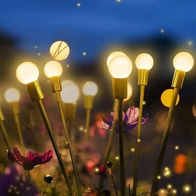 Solar Firefly Garden LED Lamp Decoration