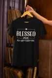 BLESSED MOM BLACK SOFTSTYLE UNISEX T-SHIRT