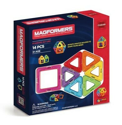 MAGFORMERS 14PC RAINBOW SET
