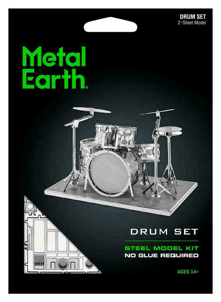 METAL EARTH 3D MODEL: DRUM SET