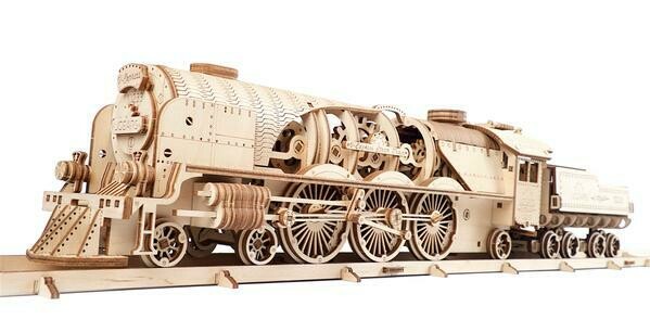 UGEARS V-EXPRESS STEAM TRAIN WITH TENDER