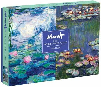 MONET DOUBLE SIDED JIGSAW PUZZLE