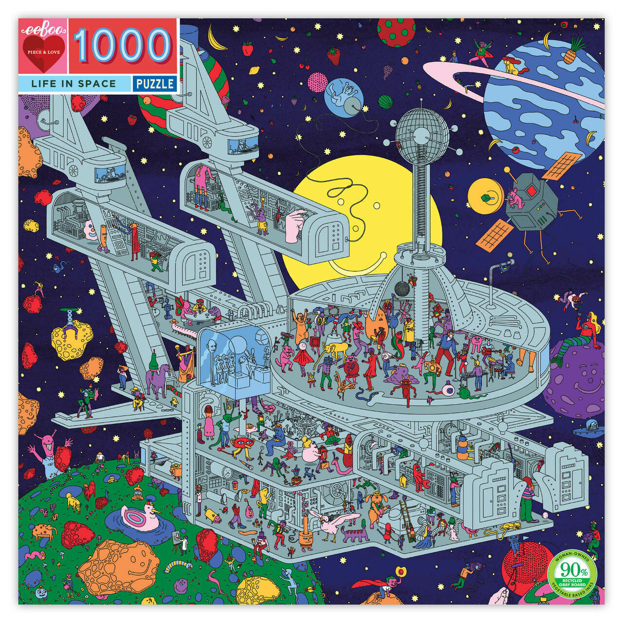 LIFE IN SPACE JIGSAW PUZZLE