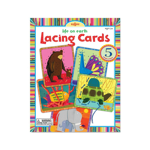 LIFE ON EARTH LACING CARDS