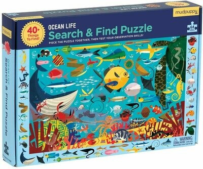 SEARCH & FIND OCEAN LIFE JIGSAW PUZZLE