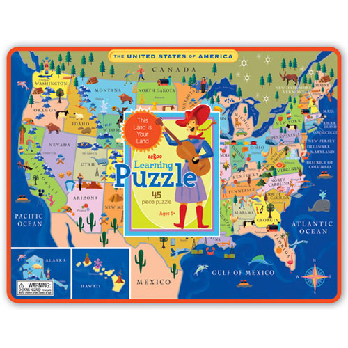 USA MAP TRAY PUZZLE