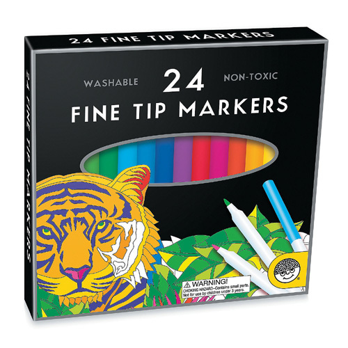 24 FINE TIP MARKERS