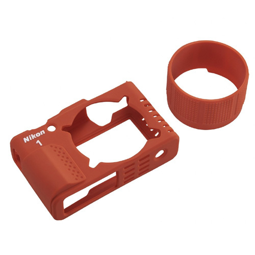 SILICONE CASE FOR NIKON 1 AW1 (ORANGE)