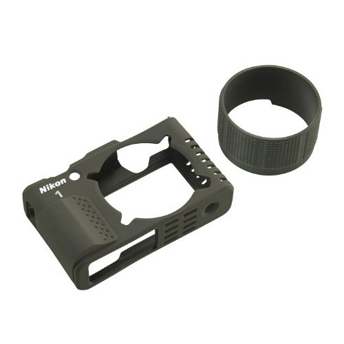 SILICONE CASE FOR NIKON 1 AW1 (KHAKI)