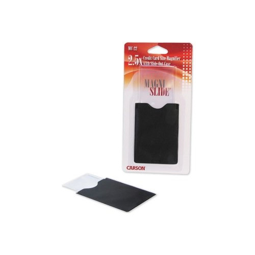 CARSON 2.5x MAGNISLIDE POCKET MAGNIFIER
