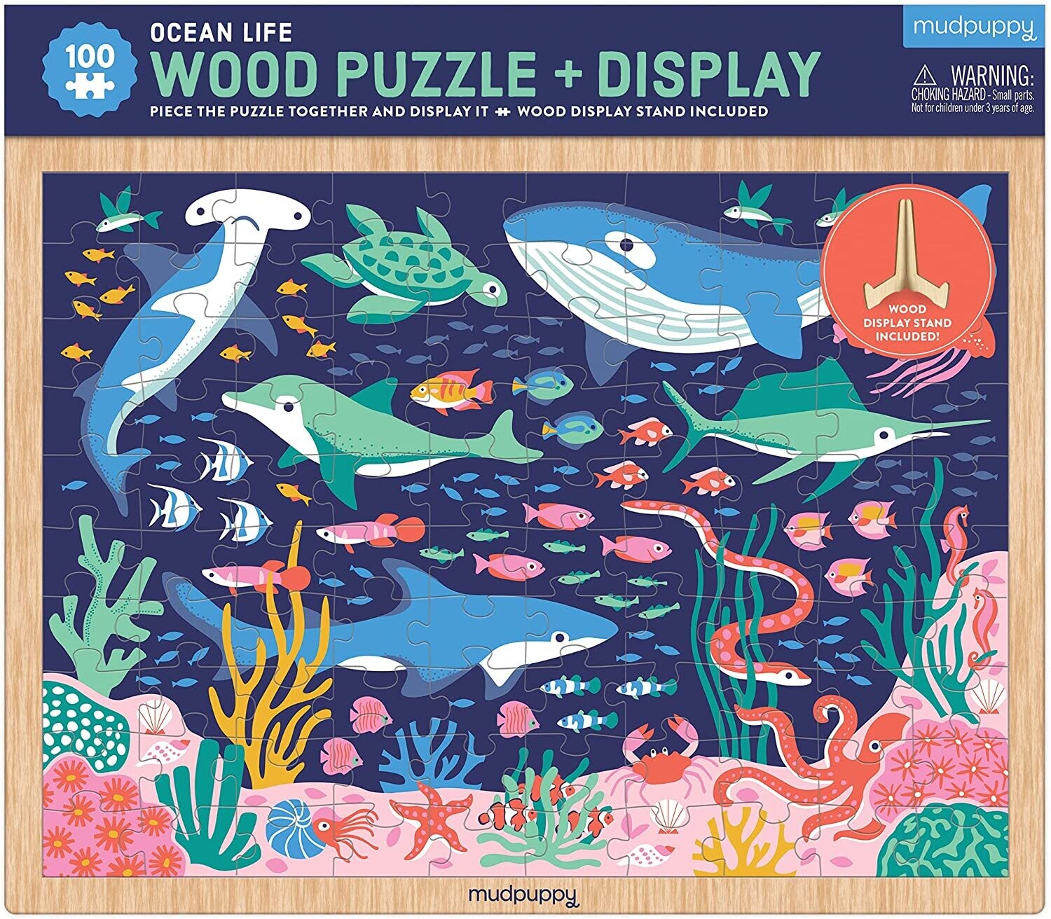 OCEAN LIFE WOOD PUZZLE