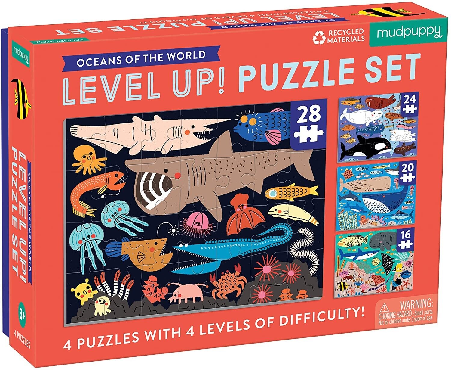 LEVEL UP! OCEANS OF THE WORLD PUZZLE