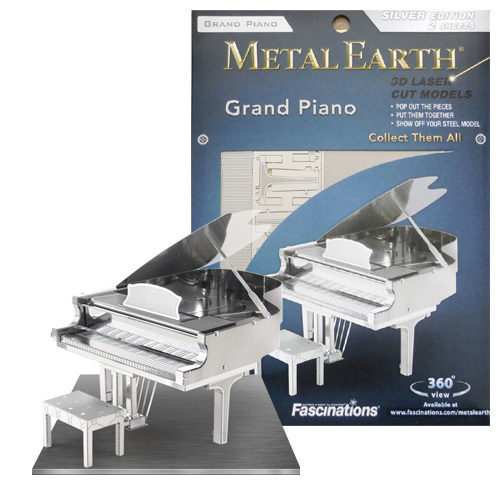 METAL EARTH 3D MODEL: GRAND PIANO