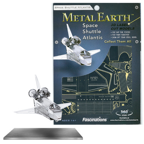 METAL EARTH 3D MODEL: SHUTTLE ATLANTIS