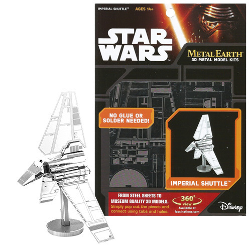 METAL EARTH 3D MODEL: STAR WARS IMPERIAL SHUTTLE
