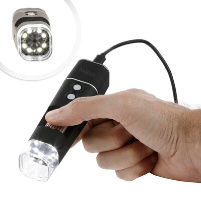 PORTABLE Wi-Fi &amp; USB MICROSCOPE