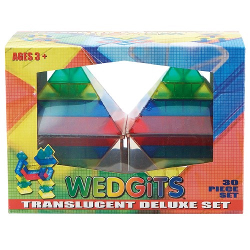 WEDGITS DELUXE 30 PC TRANSLUC