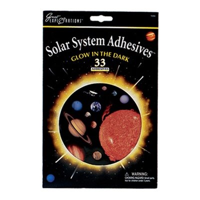 SOLAR SYSTEM ADHESIVES GLOW-IN-THE-DARK